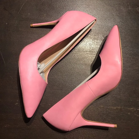 Liliana Shoes - Pastel Barbie Pink Classic High Heel Pumps